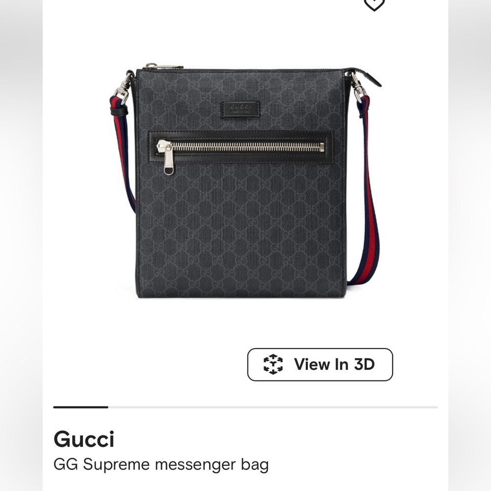 Slightly used mens authentic Gucci bag No box